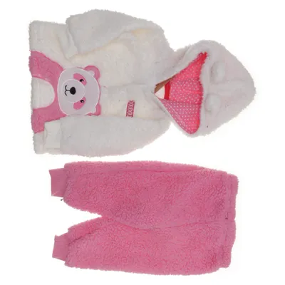 Loungewear (Hvid, Pink) fra Dou Dou Polyester