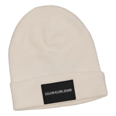 Beaniehue (Hvid) fra Calvin Klein Jeans Akryl, Bomuld