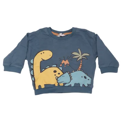 Sweatshirt (Blue, Multicolored) from Ergee Cotton