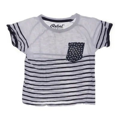 T-shirt (Vit, Blå) från Rebel by Primark