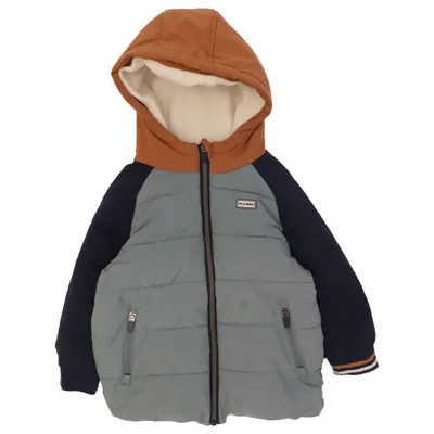 Winter jacket (Blue, Gray, Brown) from Topomini Polyurethane, Recycled polyester