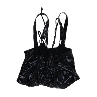 Bustier (WT-542BXF) fra Punkrave Bomuld, Elastan, Kunstlæder, Polyester