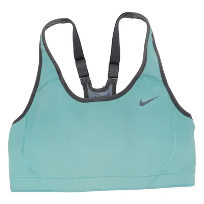 Sports bra (Turquoise, Gray) from Nike Elastane, Nylon, Polyester