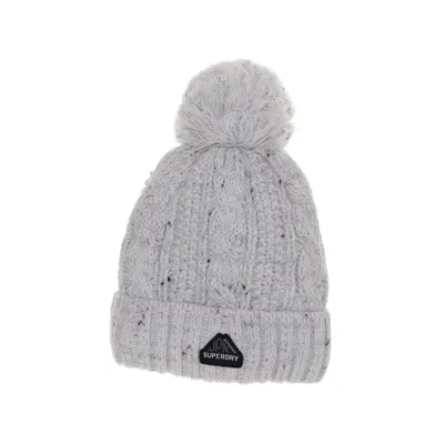 Pompon muts (Grijs) van Superdry Acryl, Katoen, Polyamide, Polyester