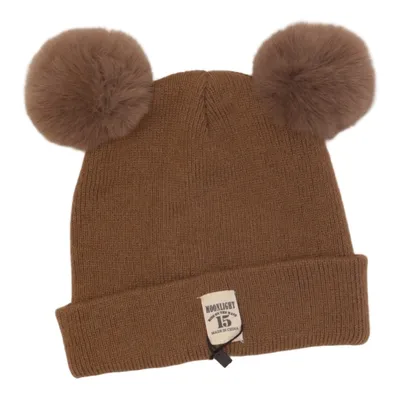 Bonnet à pompon (Marron) de Moonlight