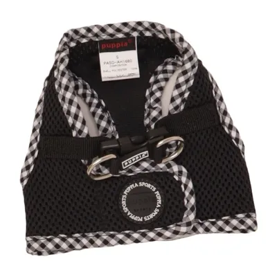 Dog harness (Black, White) from Puppia