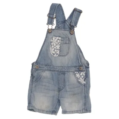 Hängselshorts (Blå) från Dopo Dopo Baby Bomull