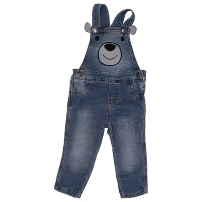 Dungarees (Blue) from Dopo Dopo Baby Cotton, Elastane, Polyester