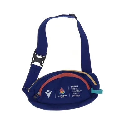 Waist bag (Blue, Multicolored) from Macron Polyester