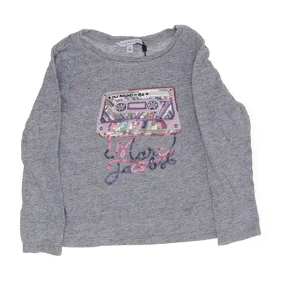 Långärmad t-shirt (Grå, Flerfärgad) från Little Marc Jacobs Bomull, Modal