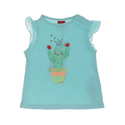 Top (Turquoise, Multicolored) from s.Oliver Cotton
