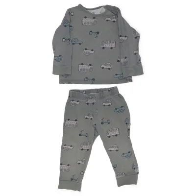 Pyjamas (Grön, Flerfärgad) från Hema Bomull