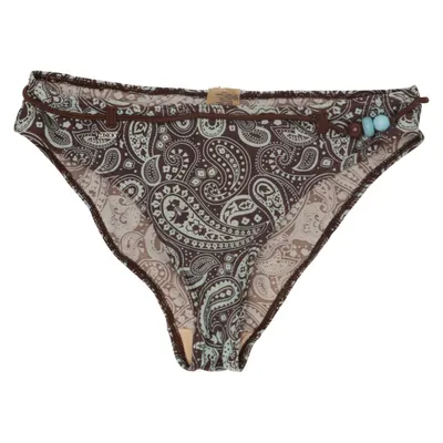 Bikiniunderdel (Brun, Turkis) fra Mexx Elastan, Polyamid, Polyester