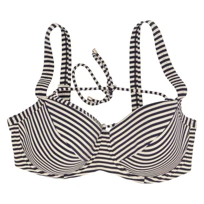 Bikini top (Blue, Beige) from Marlies Dekkers Elastane, Polyamide
