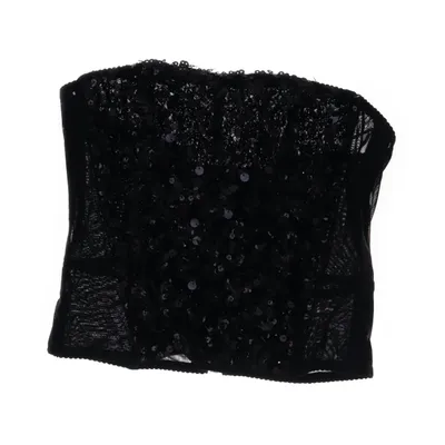 Bustier (Sort) fra H&M Studio Elastan, Polyamid