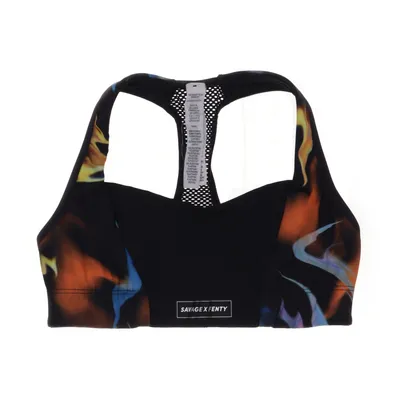 Sports bra (Black, Multicolored) from Savage x Fenty Elastane, Polyester