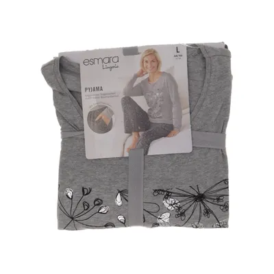 Pyjamas (Grå) från Esmara Lingerie Bomull, Viskos