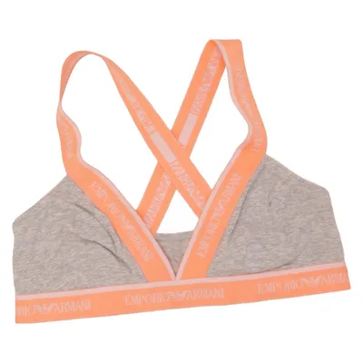 Bralette (Grå, Orange) från Emporio Armani Underwear Bomull, Elastan