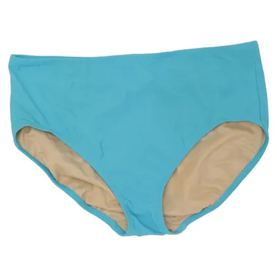 Bas de bikini (Bleu) de Lands' End Élasthane, Polyamide