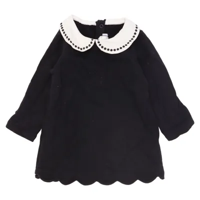 Dress (Blue, White) from Jacadi Cotton, Elastane