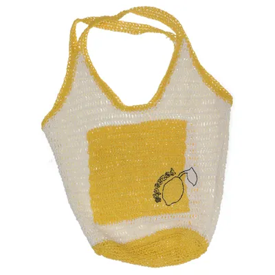 Strandtaske (Beige, Gul) fra Beck Söndergaard