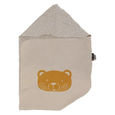 Swaddle sack (Beige, Gray) from David Fussenegger Cotton, Viscose