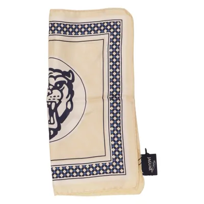 Handkerchief (Beige, Blue, White) from Jaguar Silk