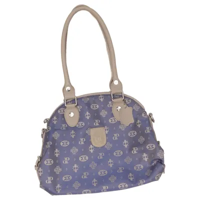 Handbag (Blue, Beige) from Poodlebag