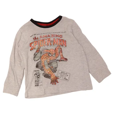 Long sleeve T-shirt (Gray, Multicolored) from Marvel Comics Cotton, Polyester