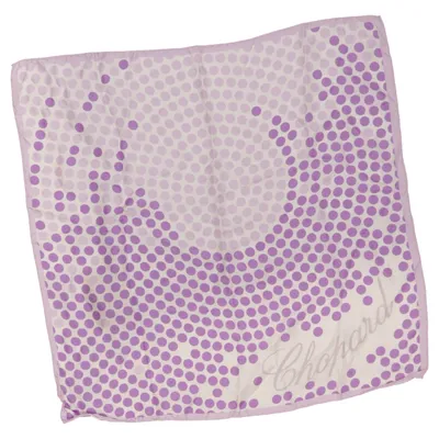 Zakdoek (Lila, Wit) van Chopard Zijde