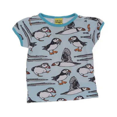 T-shirt (Blå, Flerfärgad) från Duns Ekologisk bomull
