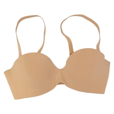 Bra (Beige) from Up2Fashion Elastane, Polyamide, Polyester