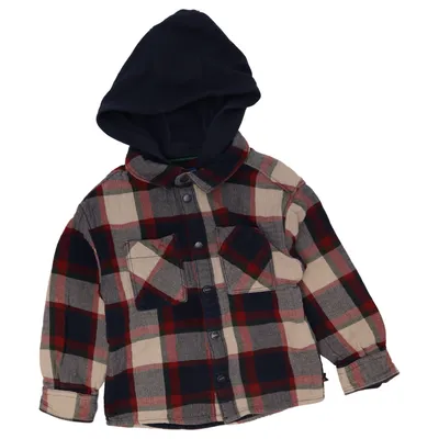 Flannel shirt (Red, Blue, Multicolored) from Okaïdi Cotton