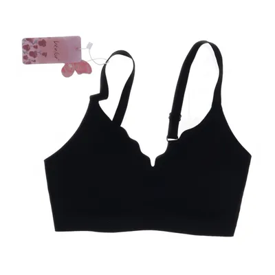 Amnings-BH (Svart) från Velour Elastan, Polyamid