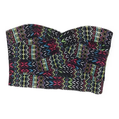 Bandeau-bh (Svart, Flerfärgad) från Cherry Koko Elastan, Polyester