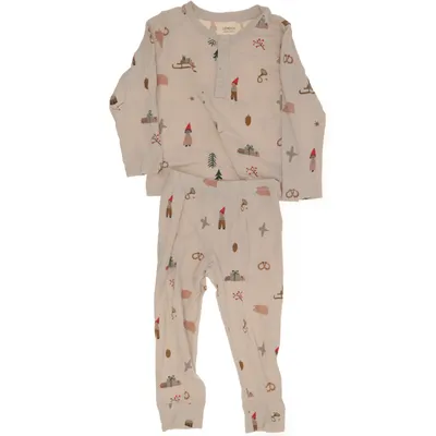 Pyjamasz (Beige, Flerfarvet) fra Liewood Økologisk bomuld