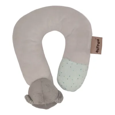 Baby pillow (Gray, Green) from Nattou