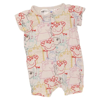 Barboteuse (Blanc, Multicolore) de H&M x Peppa Pig Coton