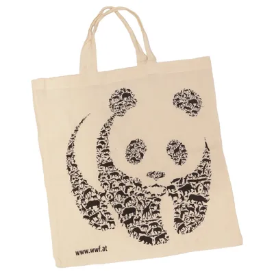 Sac en toile (Beige, Noir) de WWF