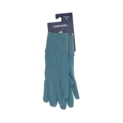 Handskar (Grön) från Lands' End Elastan, Skinn, Nylon, Polyester, Ull