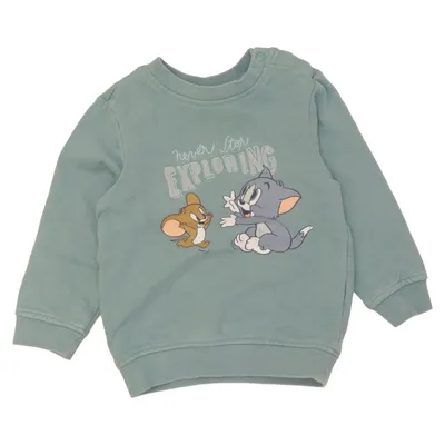 Sweatshirt (Blå) fra Tom and Jerry Bomuld, Polyester