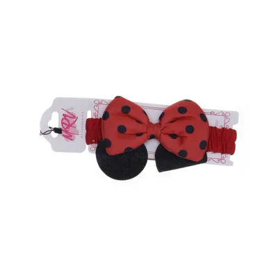 Bandeau à cheveux (Rouge, Noir)