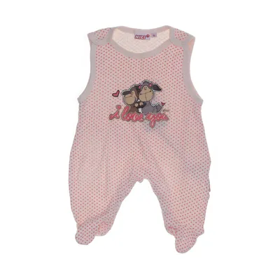 Rompers (Pink, White) from Nici Cotton