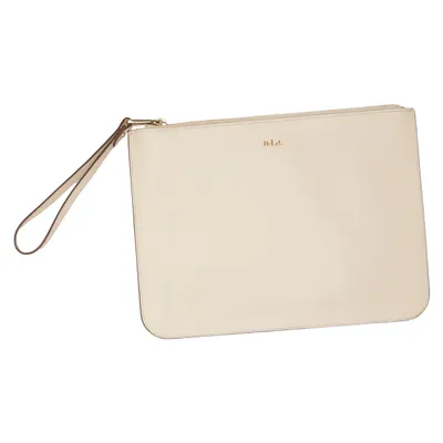 Abendtasche (Weiß) von Lauren Ralph Lauren Leder, Polyester