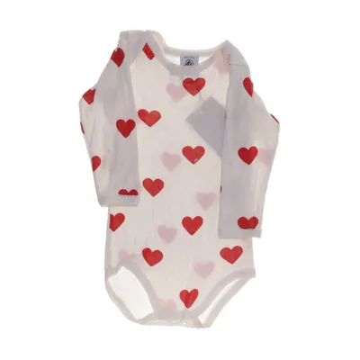 Romper (Wit, Rood) van Petit Bateau