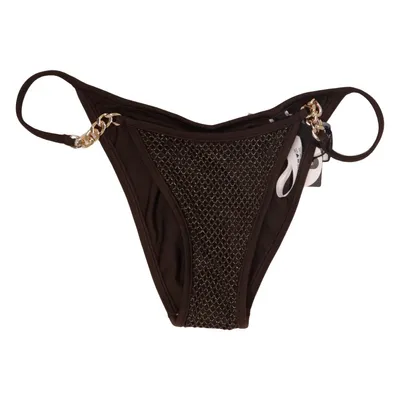 Bikini broekje (Bruin) van Sarda Elastaan, Metallvezel, Polyamide