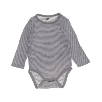 Body (Grå, Vit) från H&M Basic Bomull, Viskos