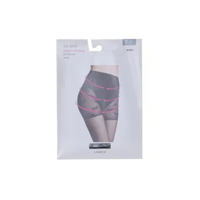 Nylonstrumpbyxor (Svart) från Lindex Elastan, Polyamid