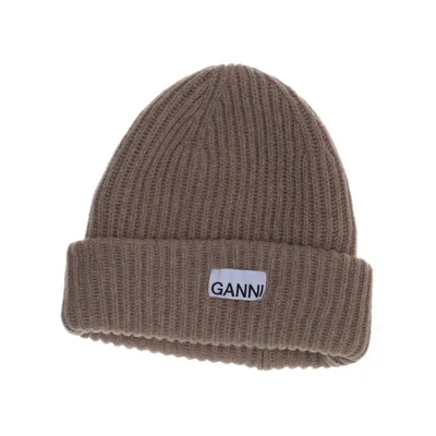 Beaniemössa (Beige) från Ganni