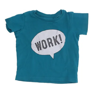 T-shirt (Blauw, Wit) van Workwear by Clas Ohlson Organisch katoen